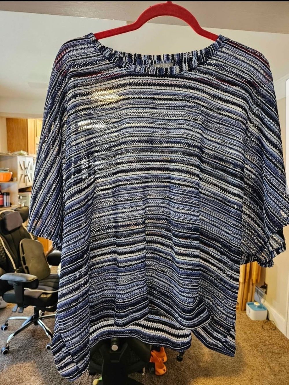 Falls Creek Open Stitch Blouse 3XL